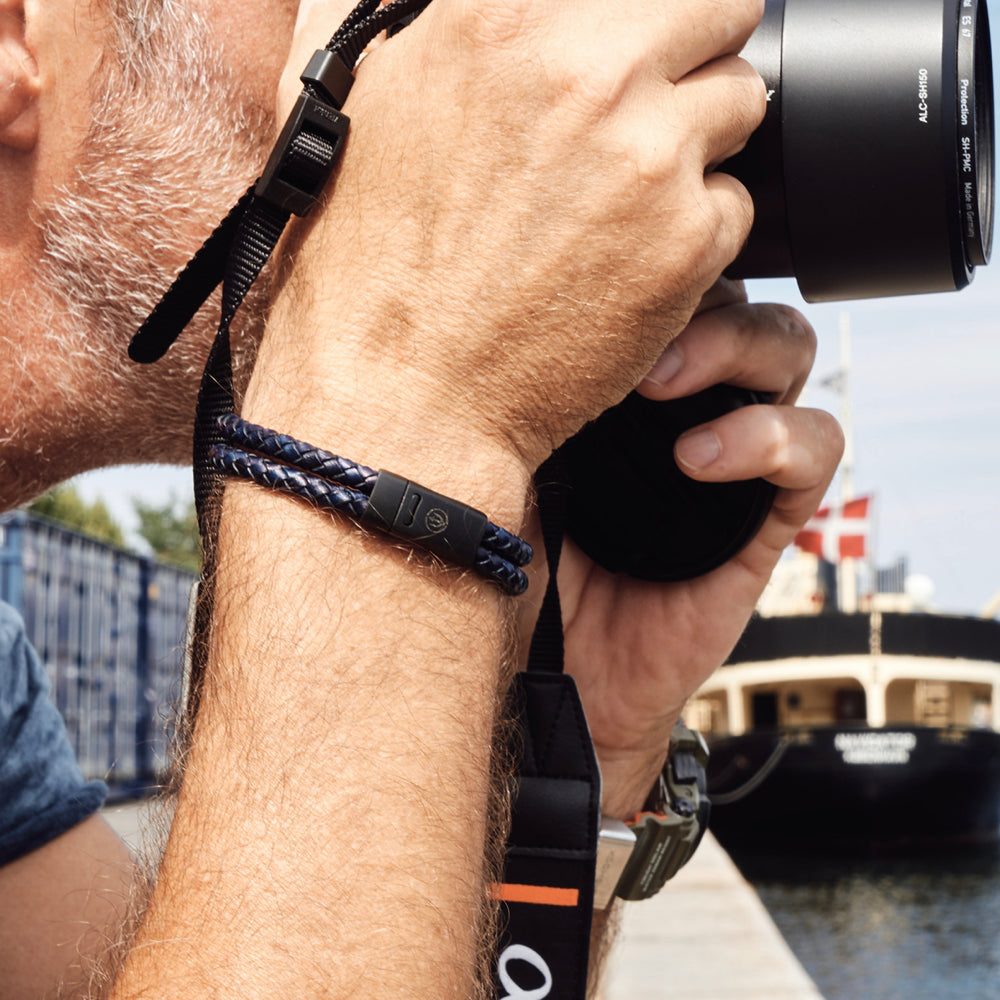 COMMODORE men's bracelets: Maritime design. US Handcrafted jewelry