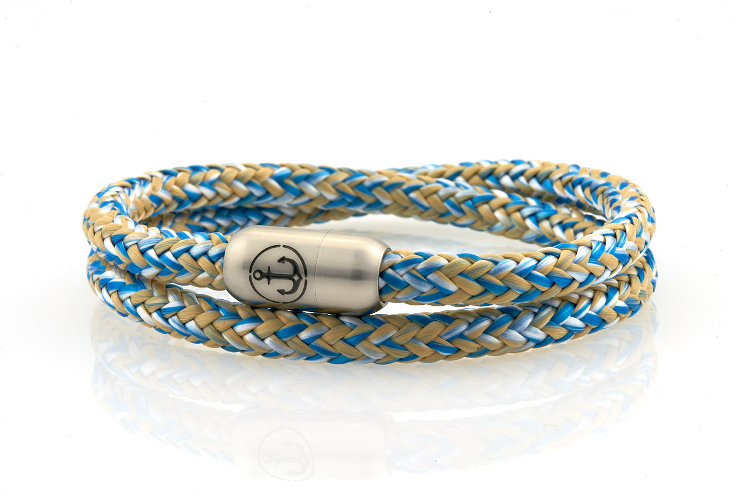 Bracelet Anchor silver niello – Maison Mohs